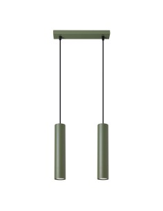 Lámpara colgante LAGOS 2 verde oliva