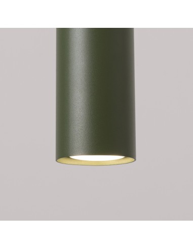 Lámpara colgante LAGOS 3P verde oliva