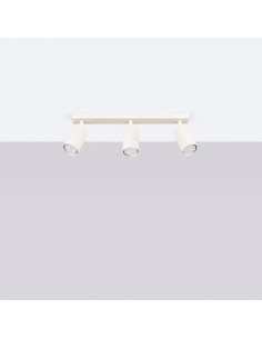 Lámpara de techo RING 3L beige 2