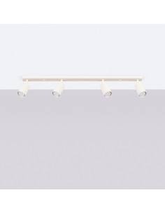 Lámpara de techo RING 4L beige 2