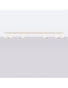 Lámpara de techo RING 6L beige 2