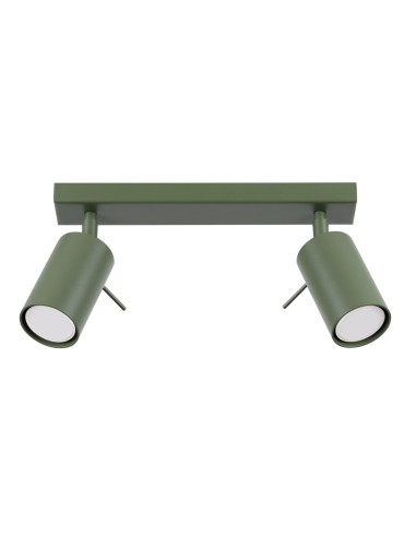 Lámpara de techo RING 2 verde oliva