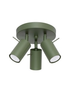Plafón RING 3P verde oliva