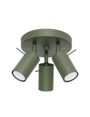 Plafón RING 3P verde oliva