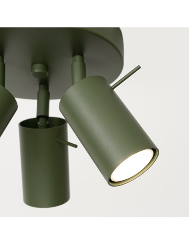 Plafón RING 3P verde oliva