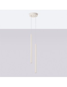 Lámpara colgante PASTELO 2 beige 2