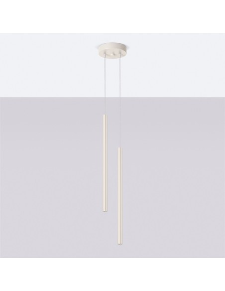 Lámpara colgante PASTELO 2 beige