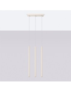 Lámpara colgante PASTELO 3 beige 2