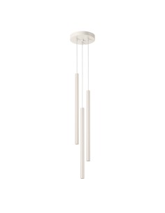 Lámpara colgante PASTELO 3P beige