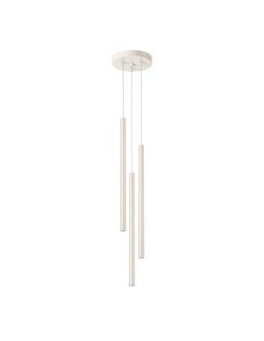 Lámpara colgante PASTELO 3P beige