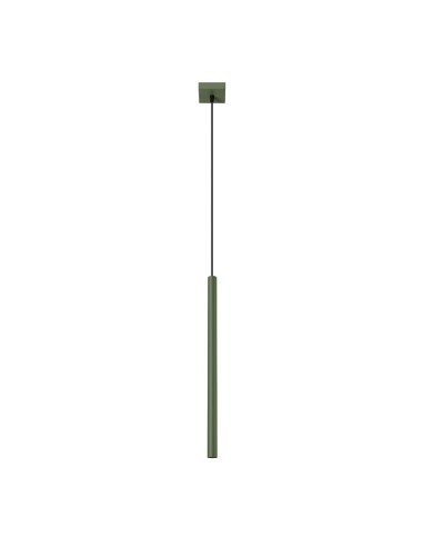Lámpara colgante PASTELO 1 verde oliva