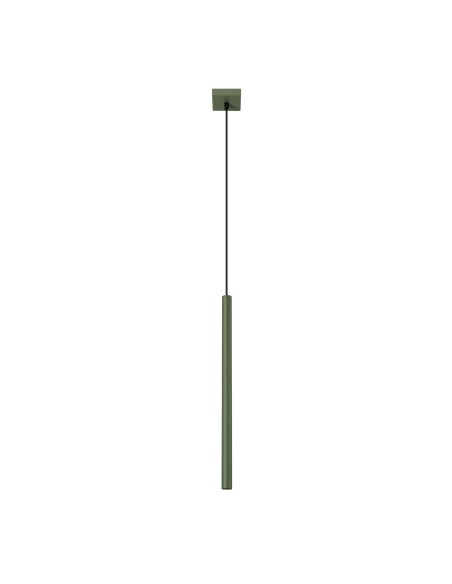 Lámpara colgante PASTELO 1 verde oliva