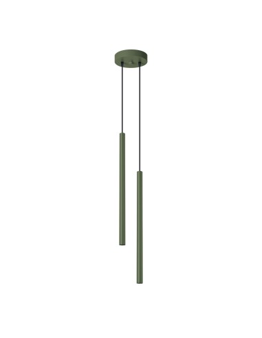 Lámpara colgante PASTELO 2 verde oliva