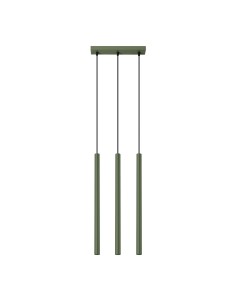 Lámpara colgante PASTELO 3 verde oliva