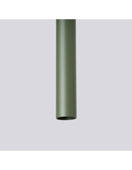 Lámpara colgante PASTELO 3P verde oliva