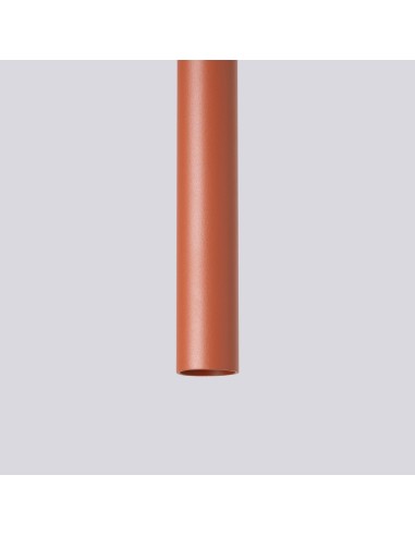 Lámpara colgante PASTELO 3P rojo ocre