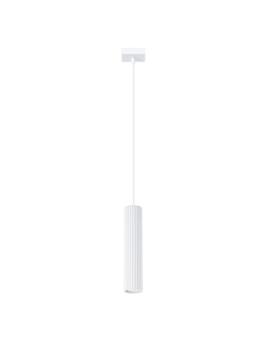 Lámpara colgante KARBON 1 blanco