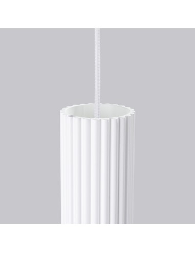 Lámpara colgante KARBON 3L blanca