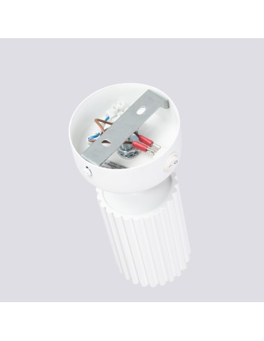 Aplique KARBON blanco con interruptor