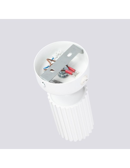 Aplique KARBON blanco con interruptor