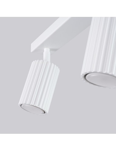 Lámpara de techo KARBON 3L blanca