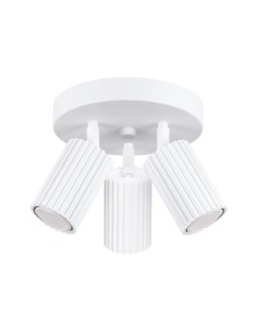 Lámpara de techo KARBON 3P blanca