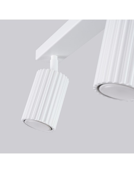 Lámpara de techo KARBON 4L blanca