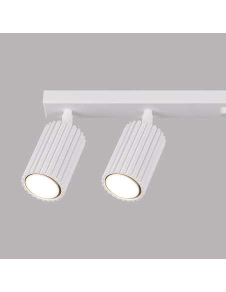 Lámpara de techo KARBON 6L blanca