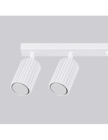 Lámpara de techo KARBON 6L blanca