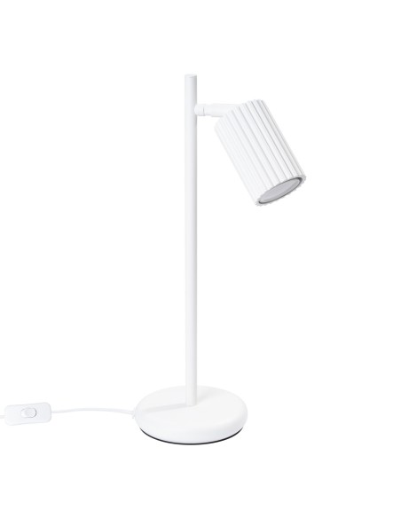 Lámpara de mesa KARBON blanca