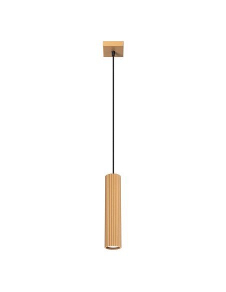 Lámpara colgante KARBON 1 oro