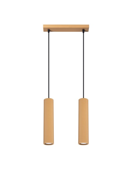 Lámpara colgante KARBON 2 oro