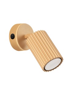 Aplique KARBON oro con interruptor