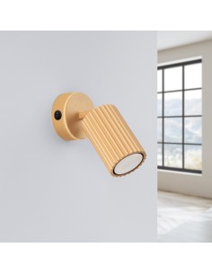 Aplique KARBON oro con interruptor 2