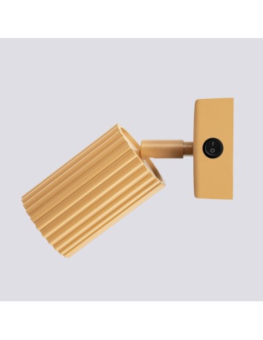 Aplique KARBON oro con interruptor
