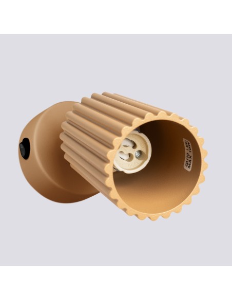 Aplique KARBON oro con interruptor