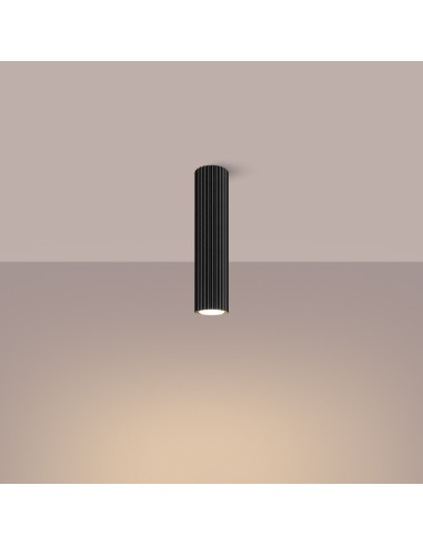 Lámpara de techo KARBON 30 negra
