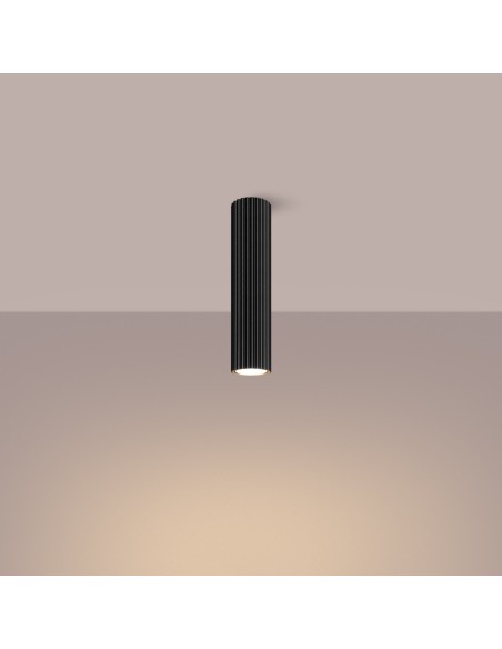 Lámpara de techo KARBON 30 negra