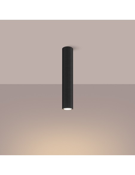 Lámpara de techo KARBON 40 negra