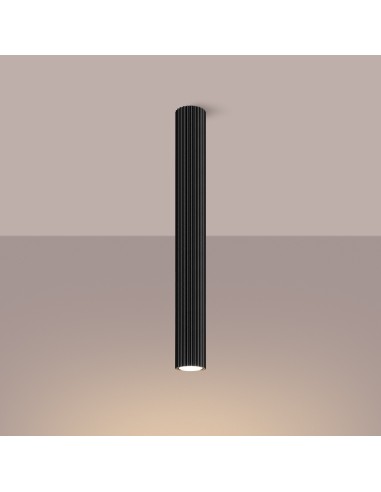 Lámpara de techo KARBON 60 negra