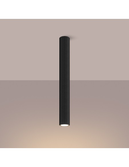 Lámpara de techo KARBON 60 negra