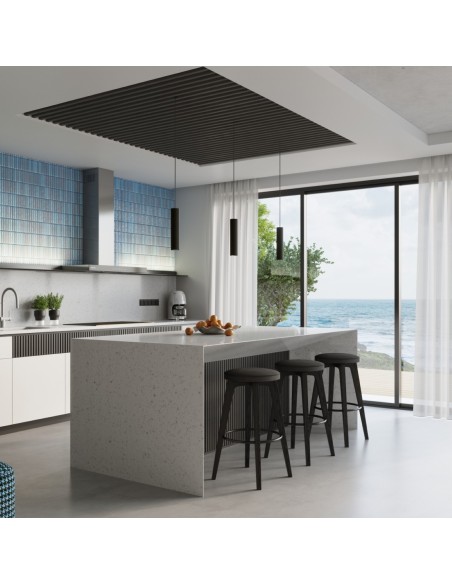 Lámpara de techo KARBON 60 negra