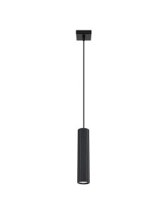 Lámpara colgante KARBON 1 negro
