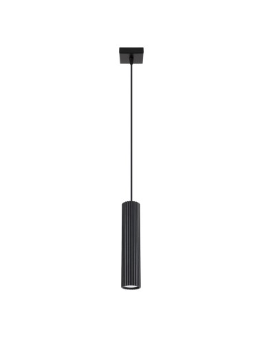 Lámpara colgante KARBON 1 negro