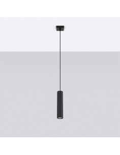 Lámpara colgante KARBON 1 negro 2