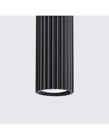 Lámpara colgante KARBON 1 negro