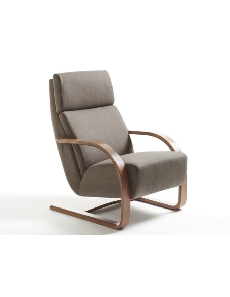 Butaca Brazos de Madera Mónaco
