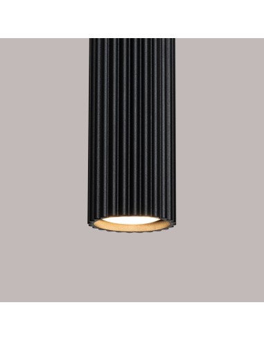 Lámpara colgante KARBON 1 negro