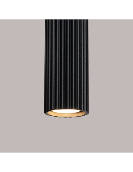 Lámpara colgante KARBON 1 negro