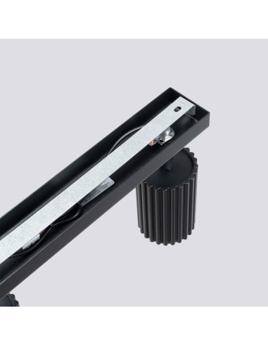 Lámpara de techo KARBON 4L negra